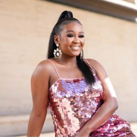 a new day Dresses & Skirts - Women's Sleeveless Palliette Party Shift Dress